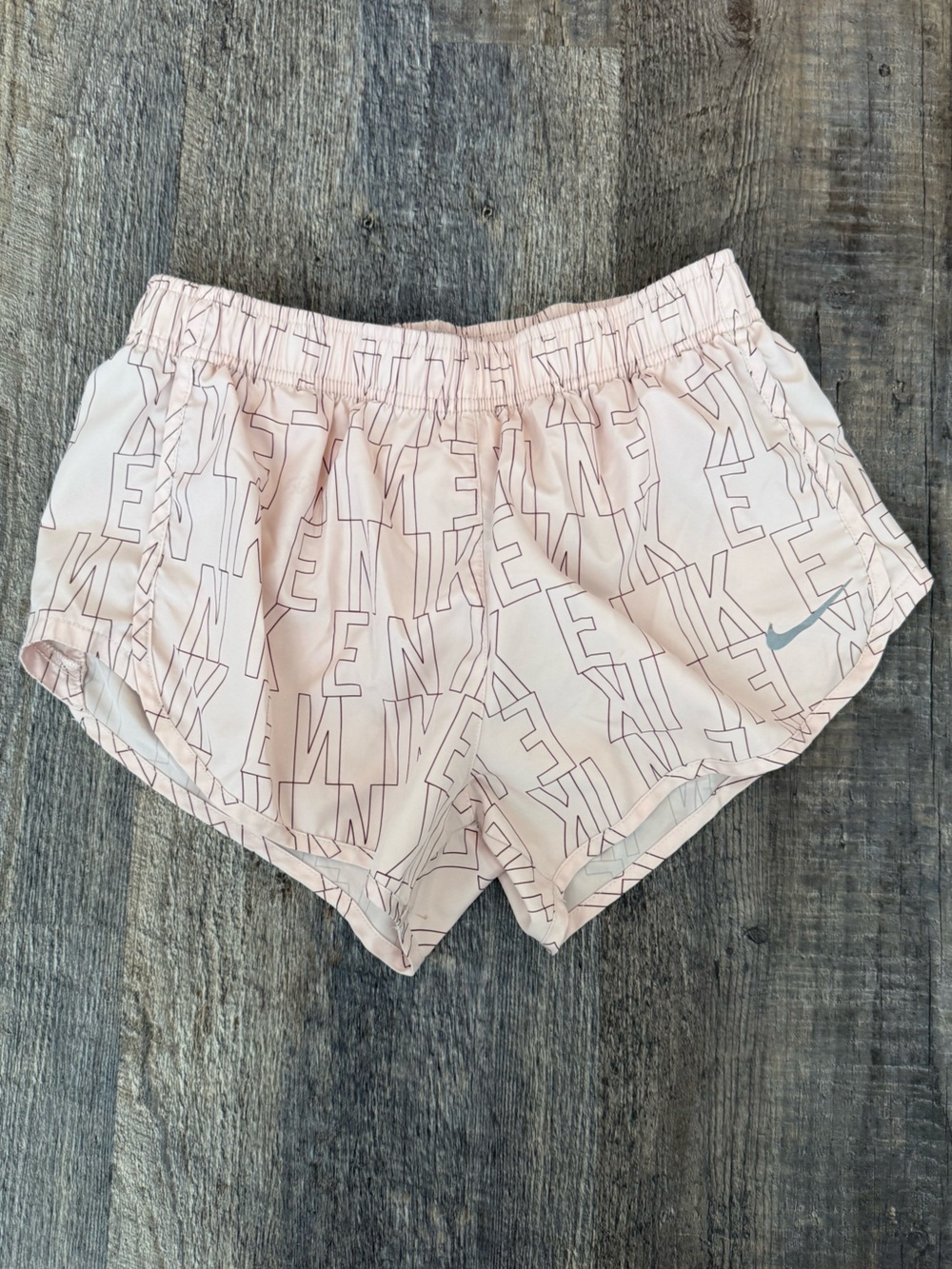 Nike Dri-FIT Tempo Running Shorts Pink Print Women's Medium